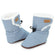 Botitas de invierno Stay-Put de Jan and Jul en azul empolvado