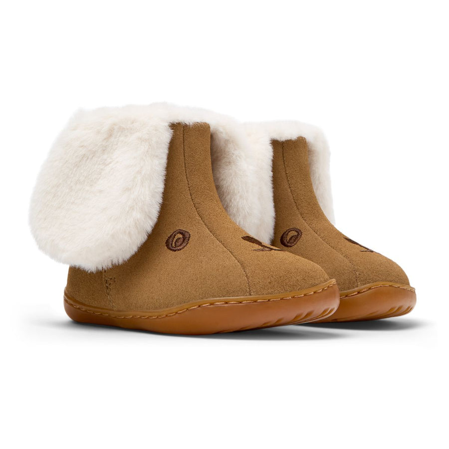Camper FW Peu Bottines Fourrées Marron