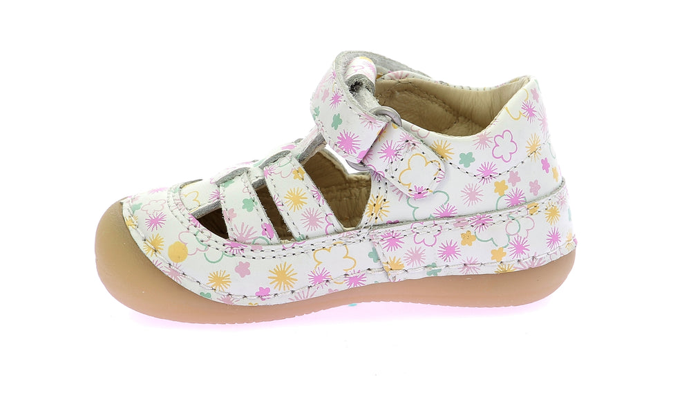 Kickers Kick Sushyk blanco con flores