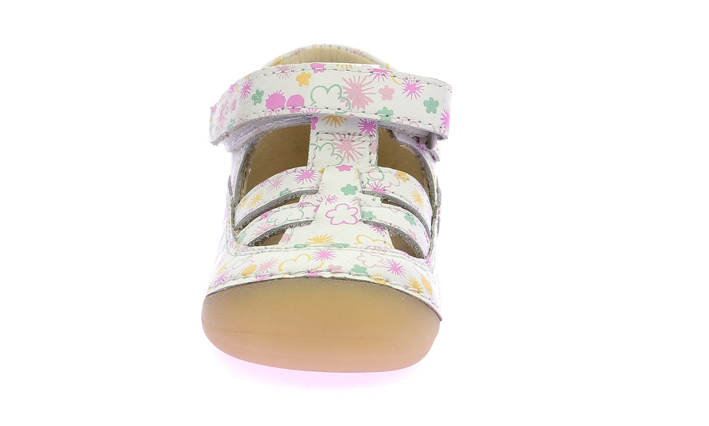 Kickers Kick Sushyk blanco con flores