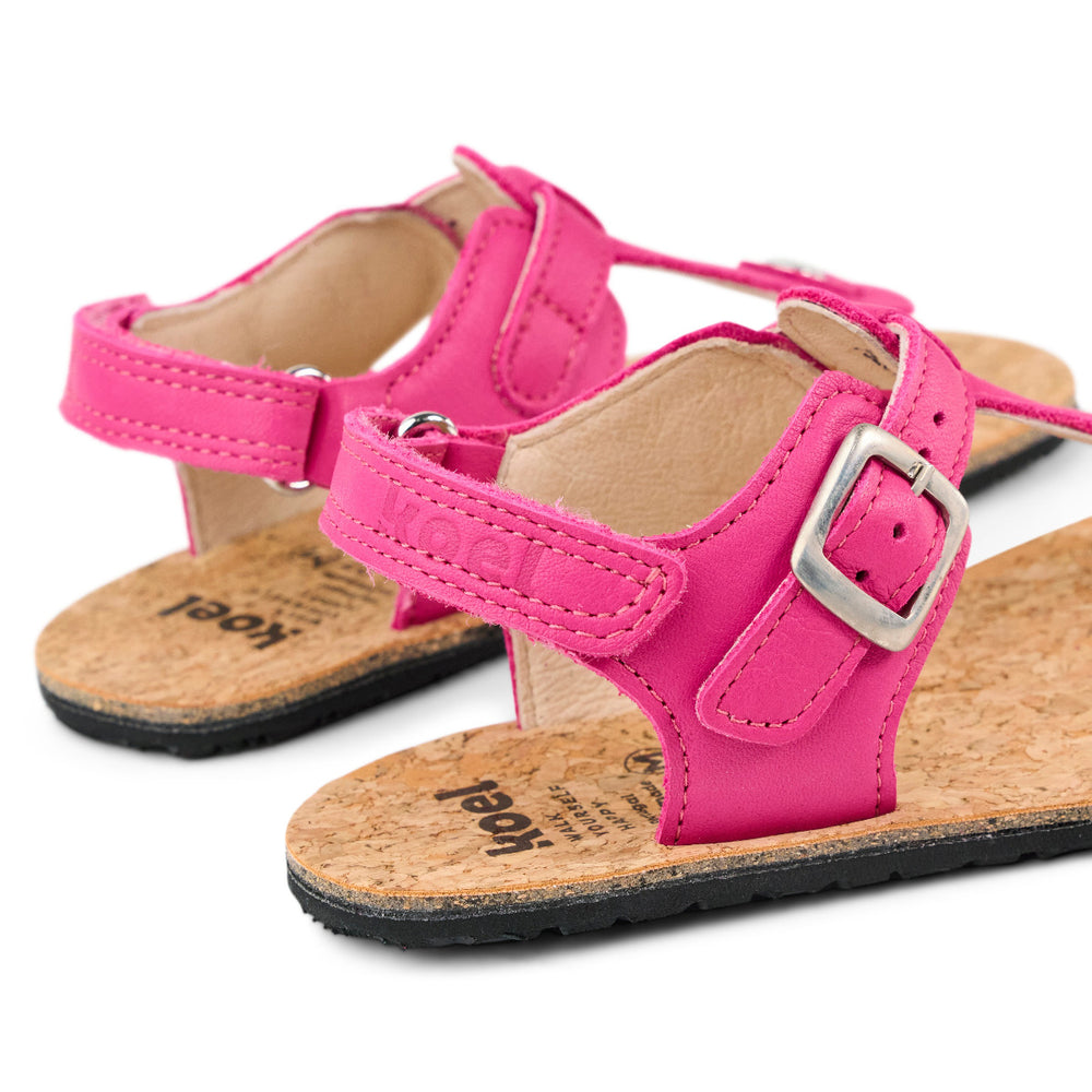 Sandalias barefoot Koel Abriana fucsia