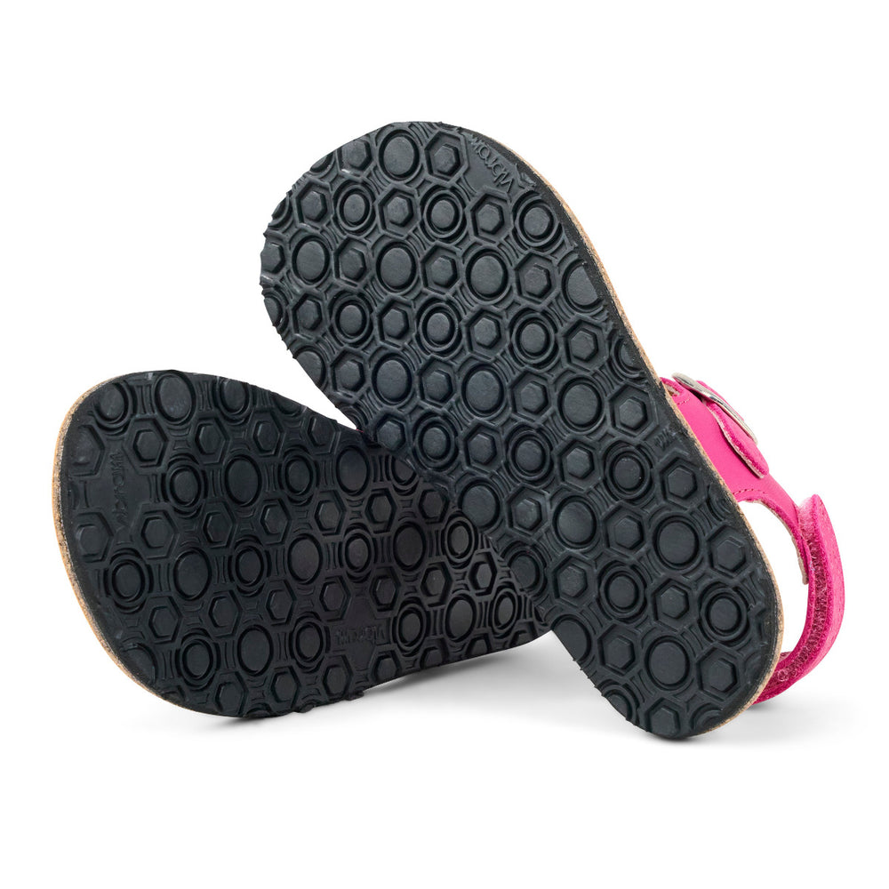 Sandalias barefoot Koel Abriana fucsia