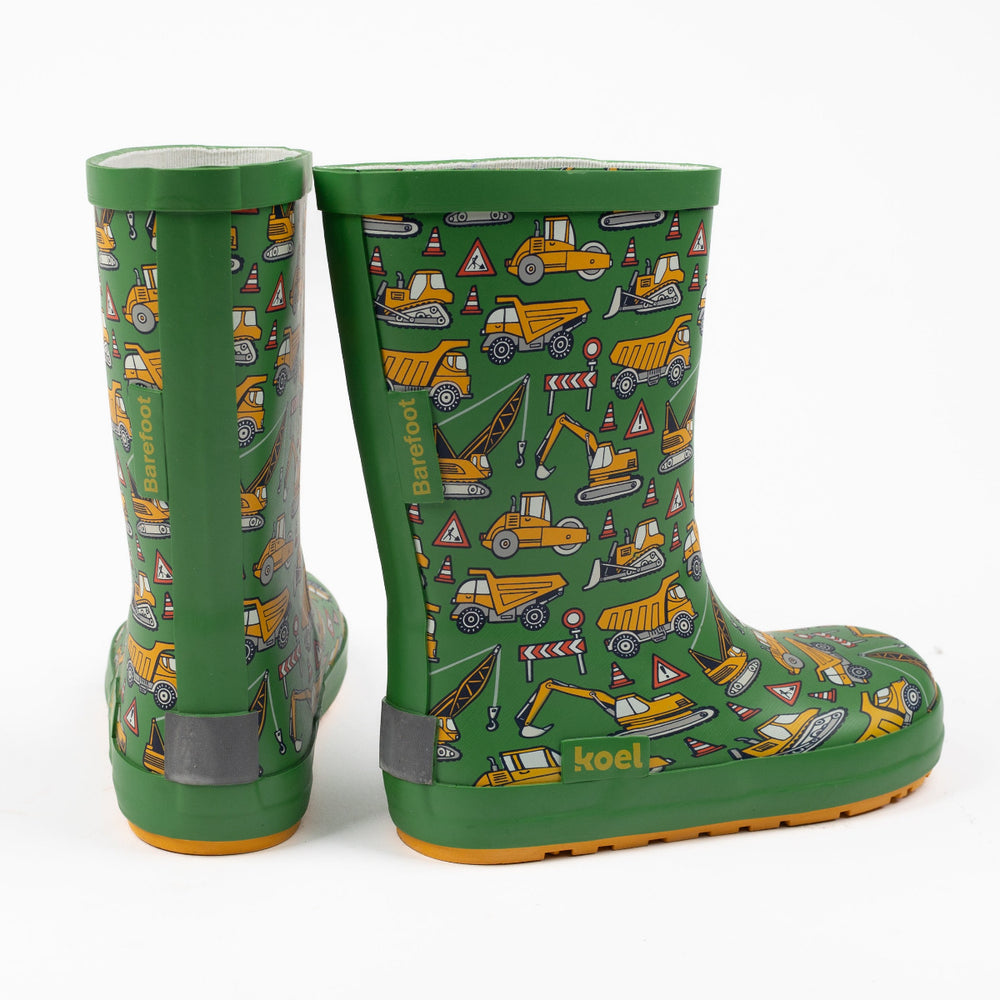 Koel Barefoot Wellie Tractor Verde