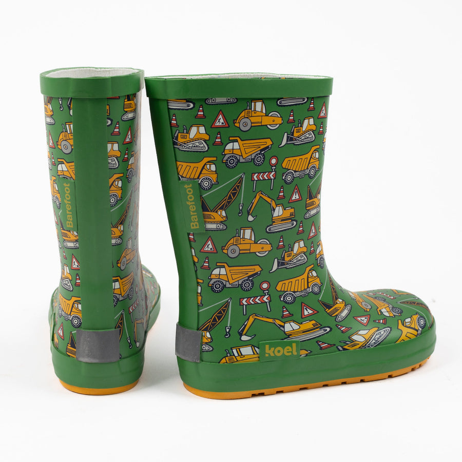 Koel Barefoot Wellie Tractor Verde