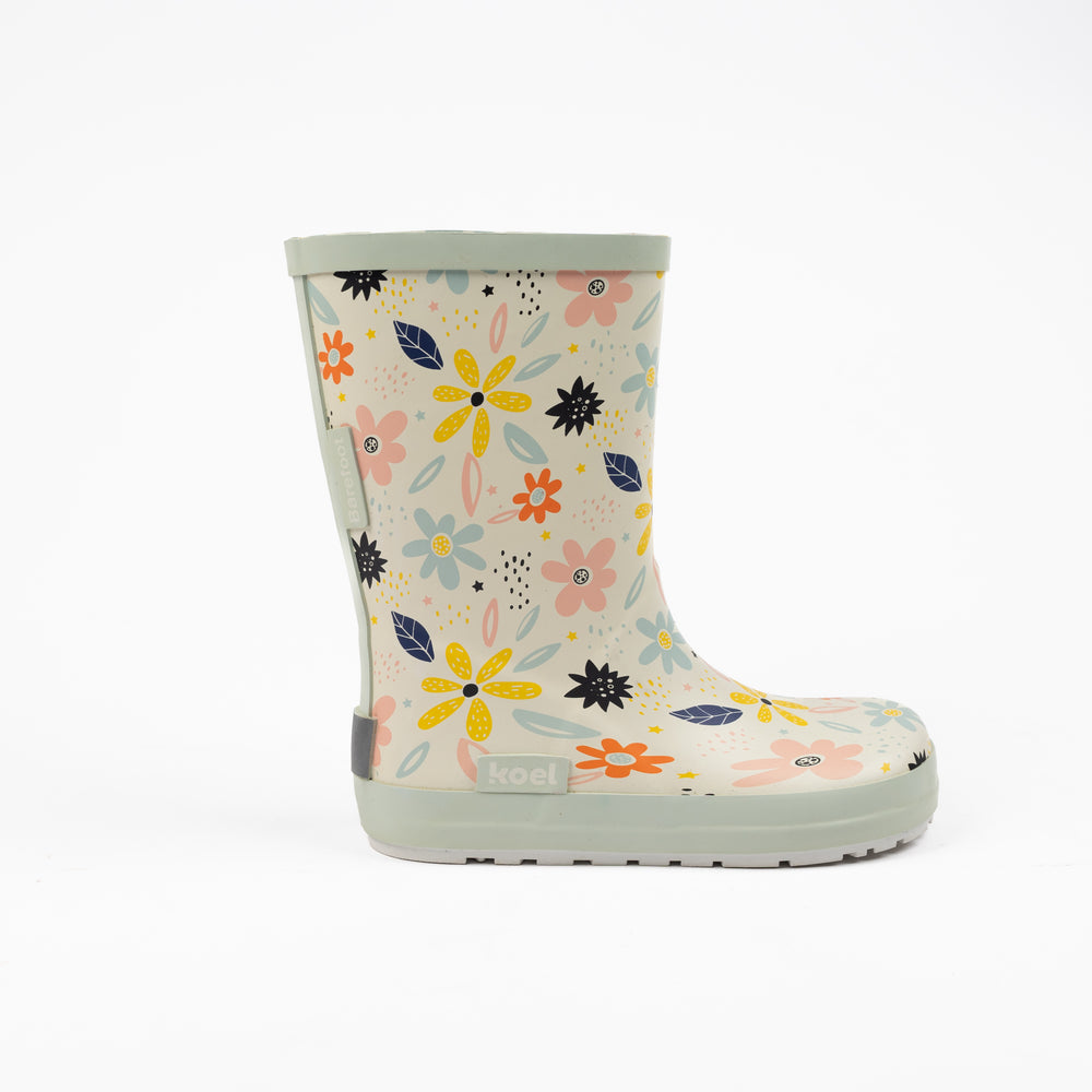 Koel barefoot Wellie Flores blancas