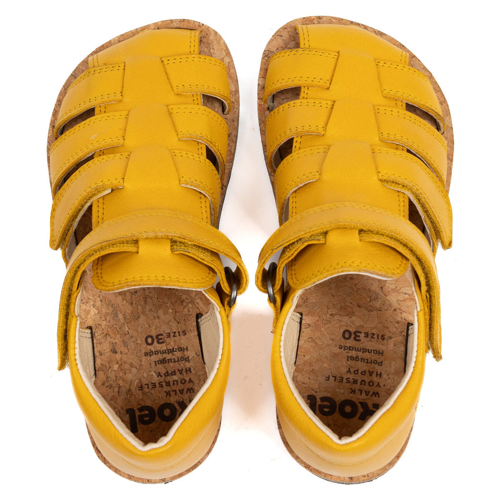 Sandalias amarillas Koel barefoot Arin