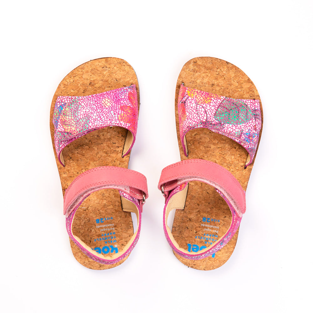 Koel Barefoot Sandales Ashley Fantasy Fuchsia