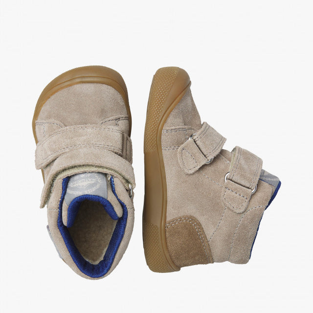 Naturino Barefoot Tex Spinni Wp Suede Wool Taupe