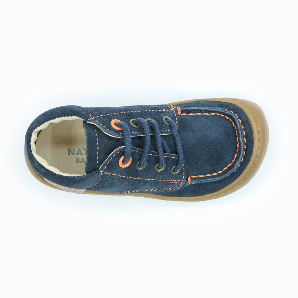 Naturino Barefoot Mocasín Azul Naranja