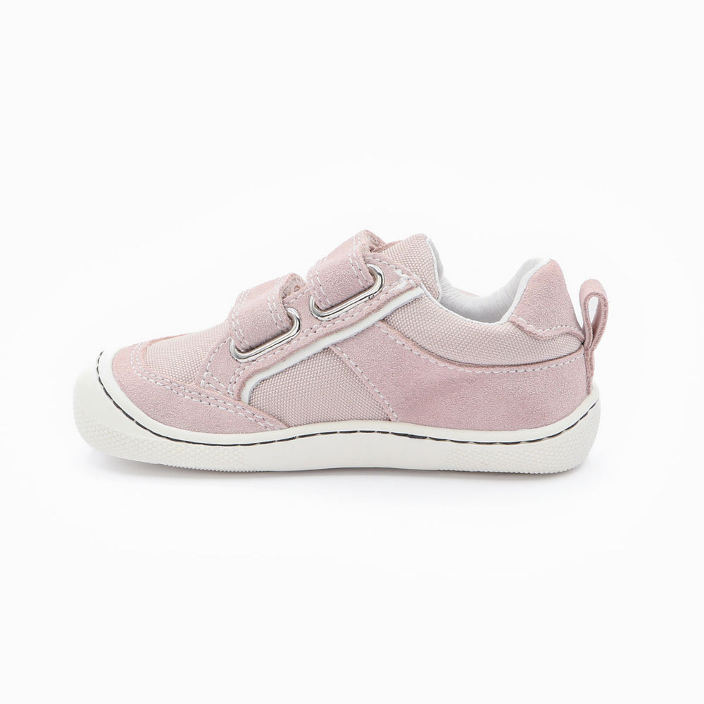 Naturino Barefoot Kesy rosa empolvado y blanco