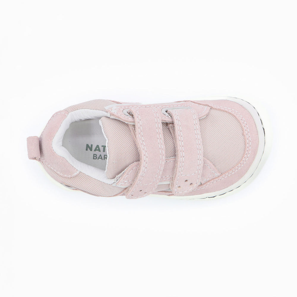 Naturino Barefoot Kesy rosa empolvado y blanco