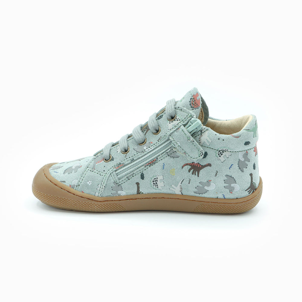 Naturino Barefoot Kommy Zip Rex Verde Salvia Multicolor