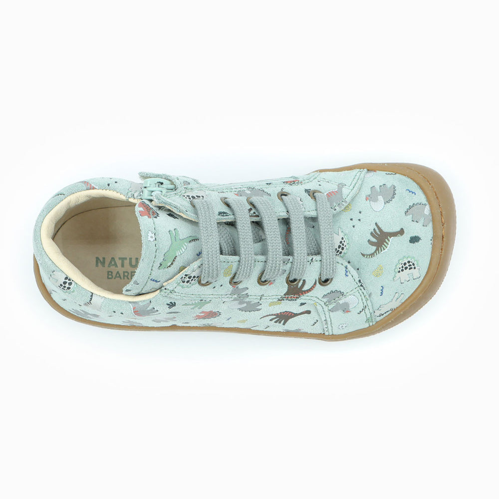 Naturino Barefoot Kommy Zip Rex Verde Salvia Multicolor