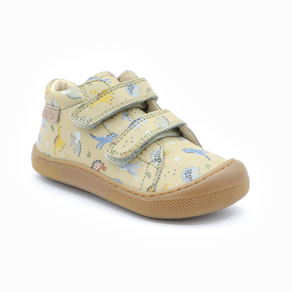 Naturino Barefoot Orec con velcros Rex piedra