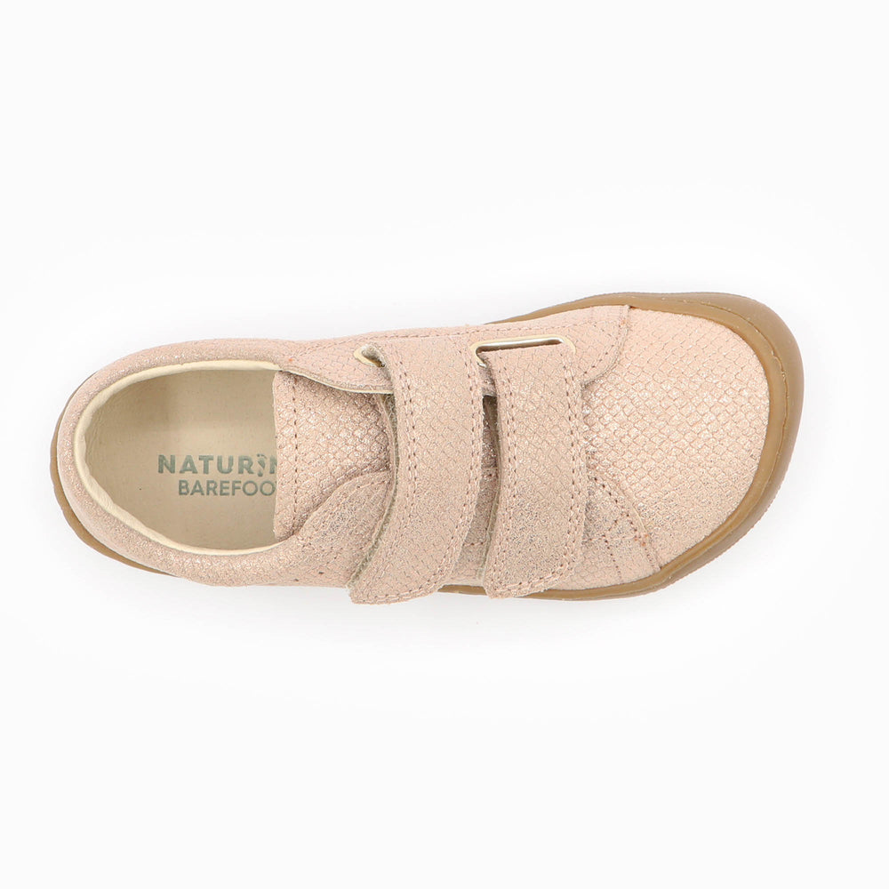 Naturino Barefoot Rabir Velcros Lizard Rose