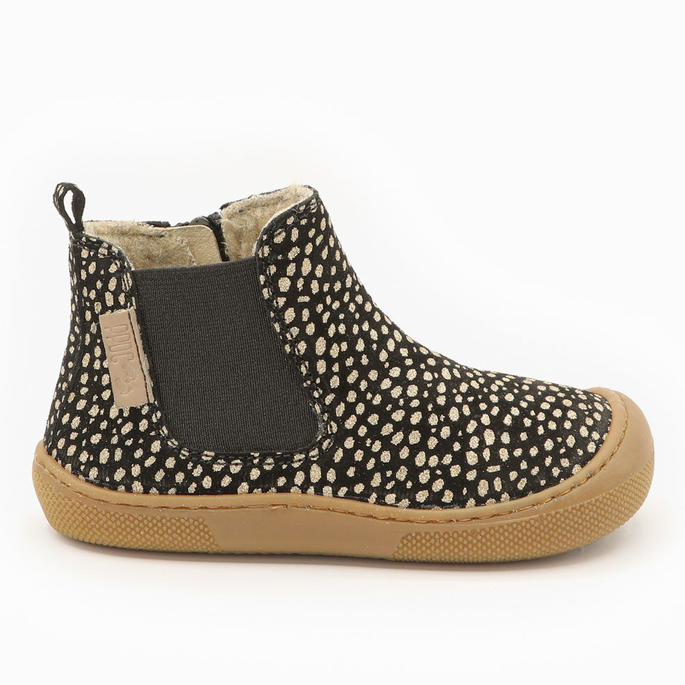 Naturino Barefoot Saik Wool Pony Black Platinum