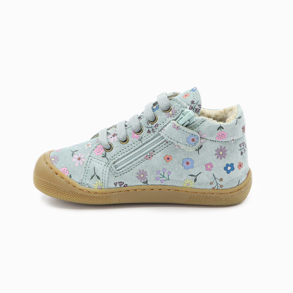 Naturino Barefoot Kommy Zip Wool Bonny Sage