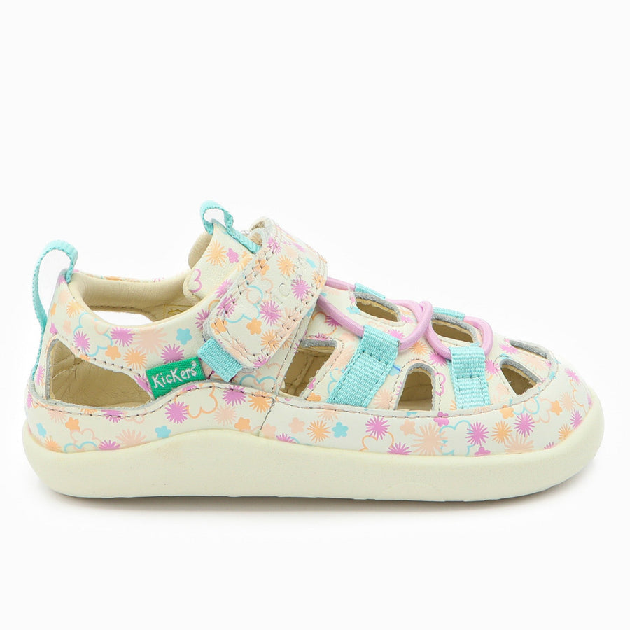 Kickers KickFrony Blanc Fleurs