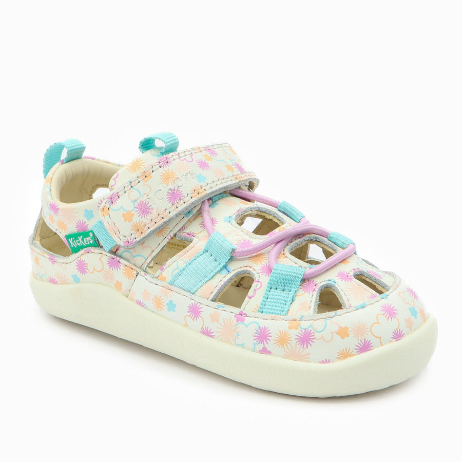 Kickers KickFrony Blanc Fleurs