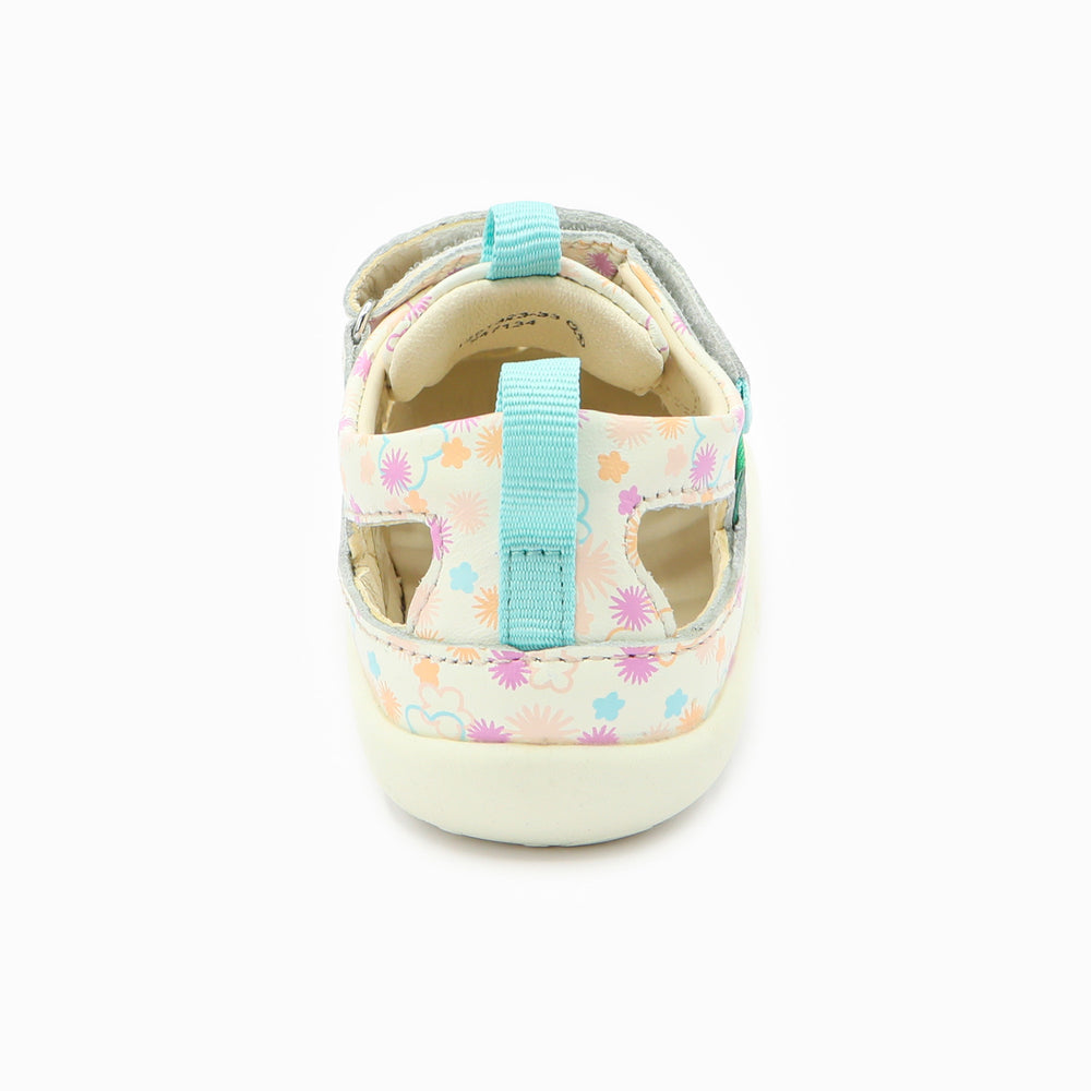 Kickers KickFrony blanco con flores