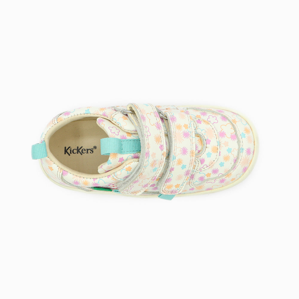Kickers KickFrapy Blanc Fleurs
