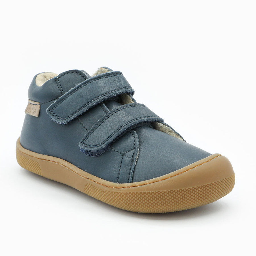 Naturino Barefoot Orec Velcros Wool Navy