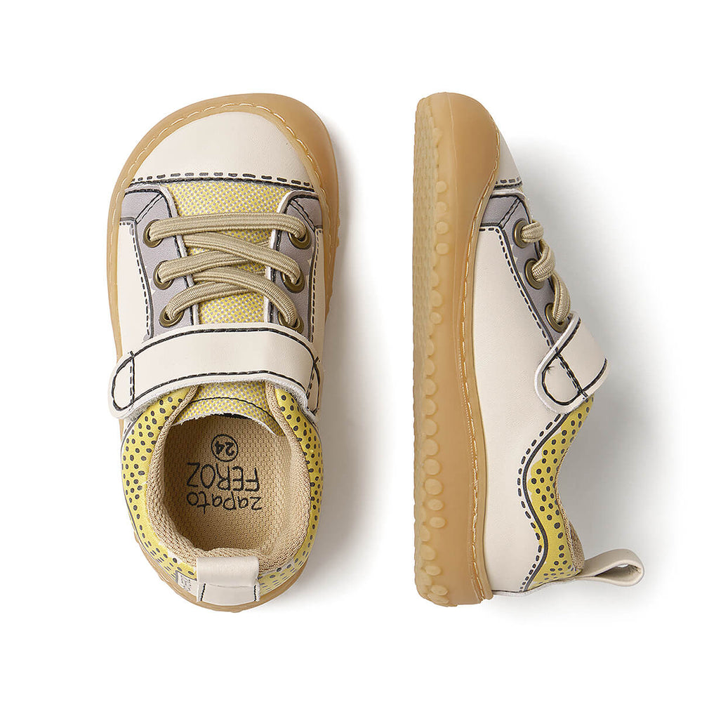 Zapato Feroz Rockers Paterna Comic Amarillo Beige