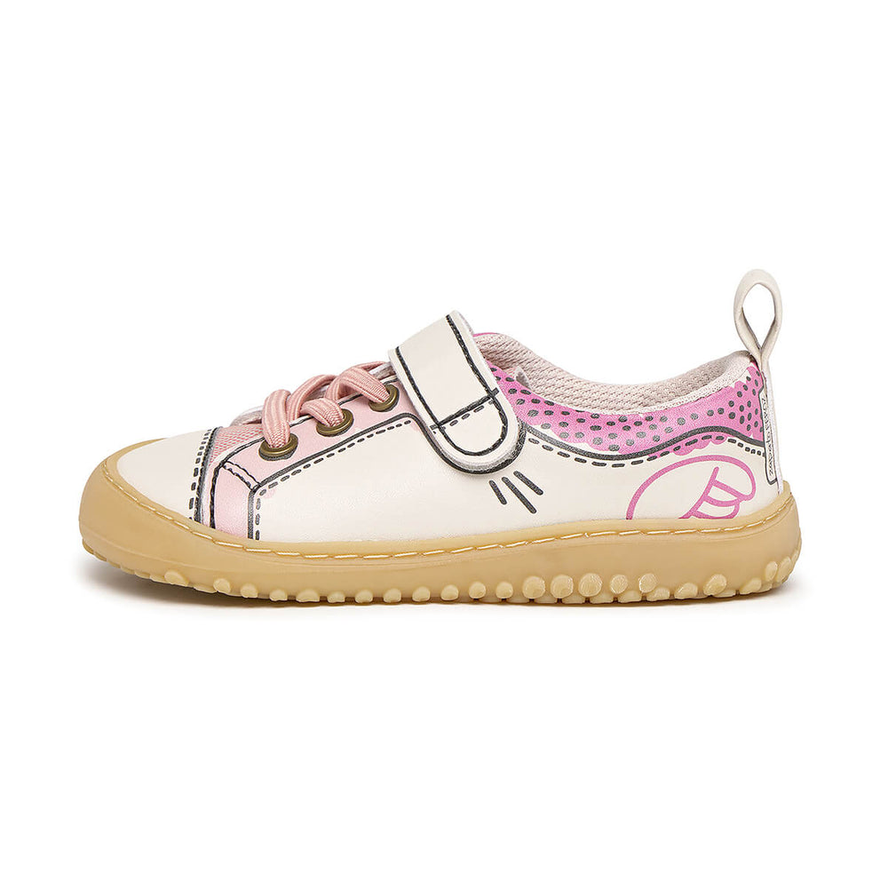 Zapato Feroz Rockers Paterna Comic Rosa Beige