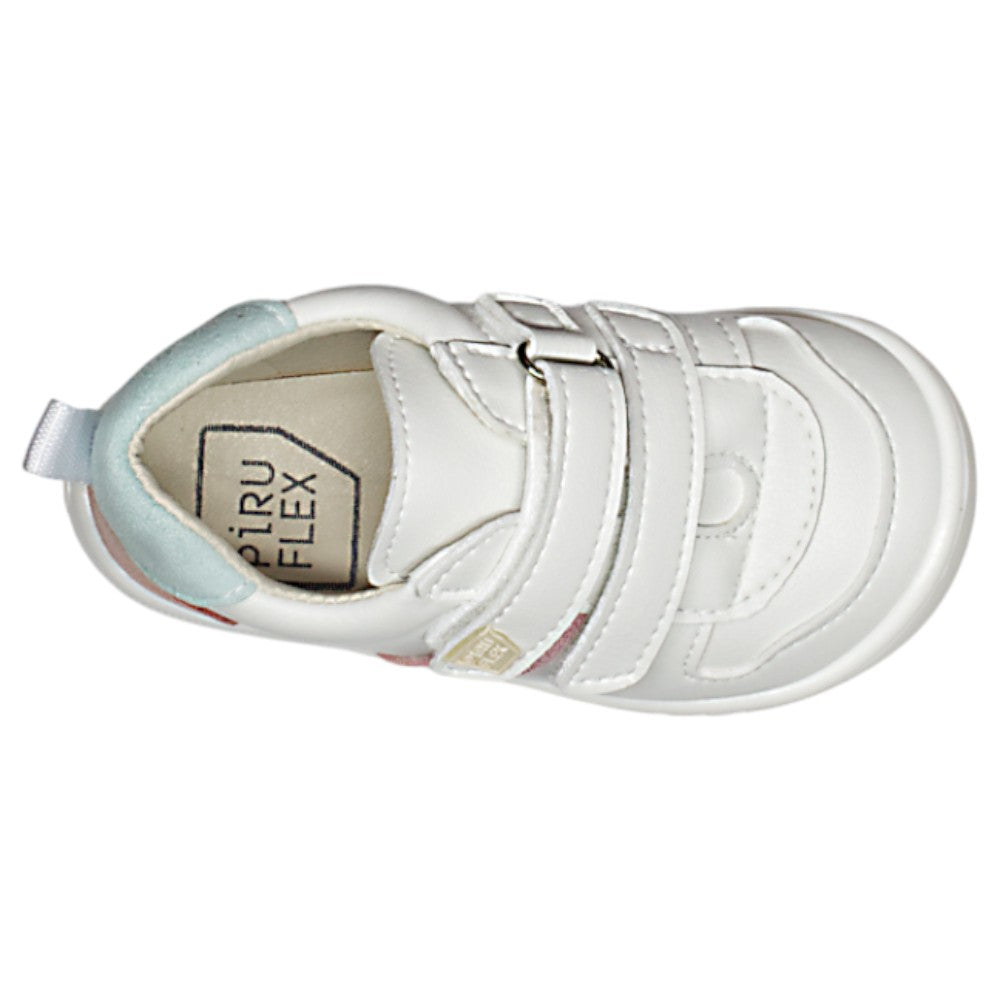 Piruflex First Sport Suede Blanco Rosa