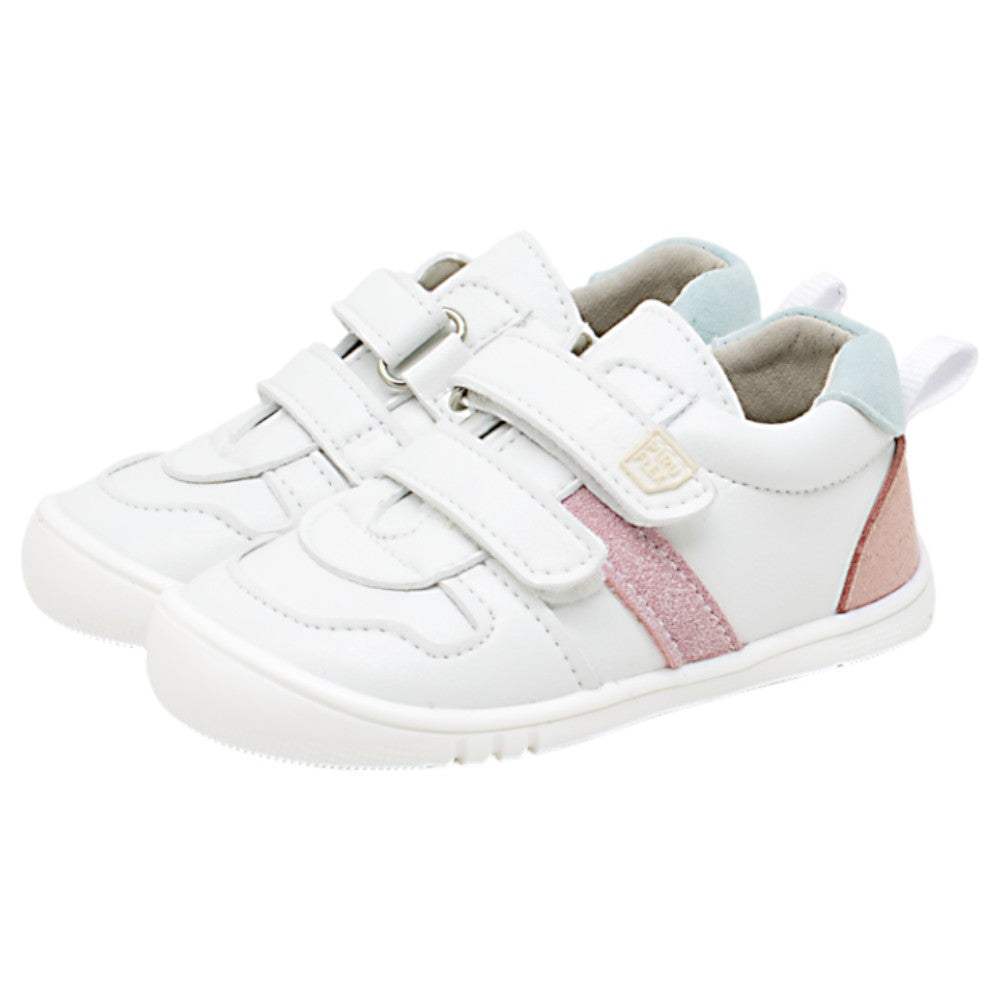 Piruflex First Sport Suede Blanco Rosa