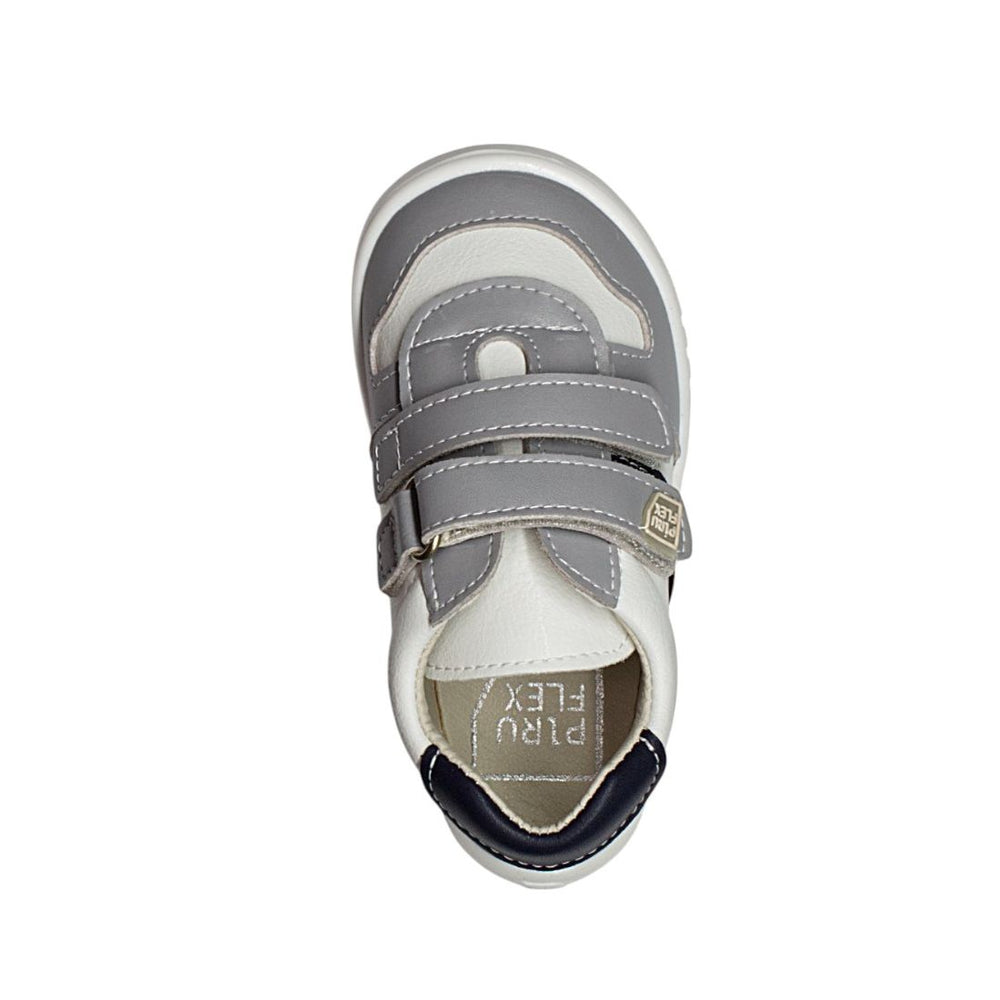 Piruflex Urban Rayas blanco y azul marino