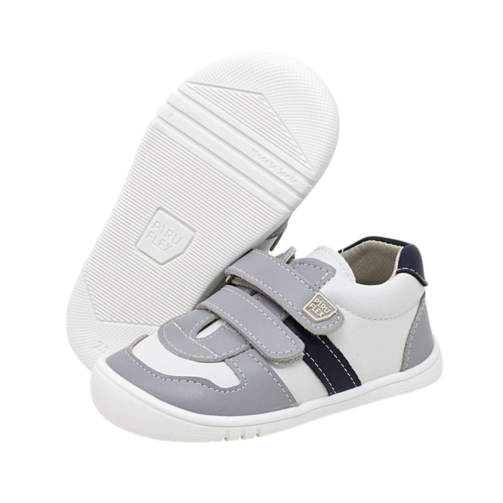Piruflex Urban Rayas blanco y azul marino