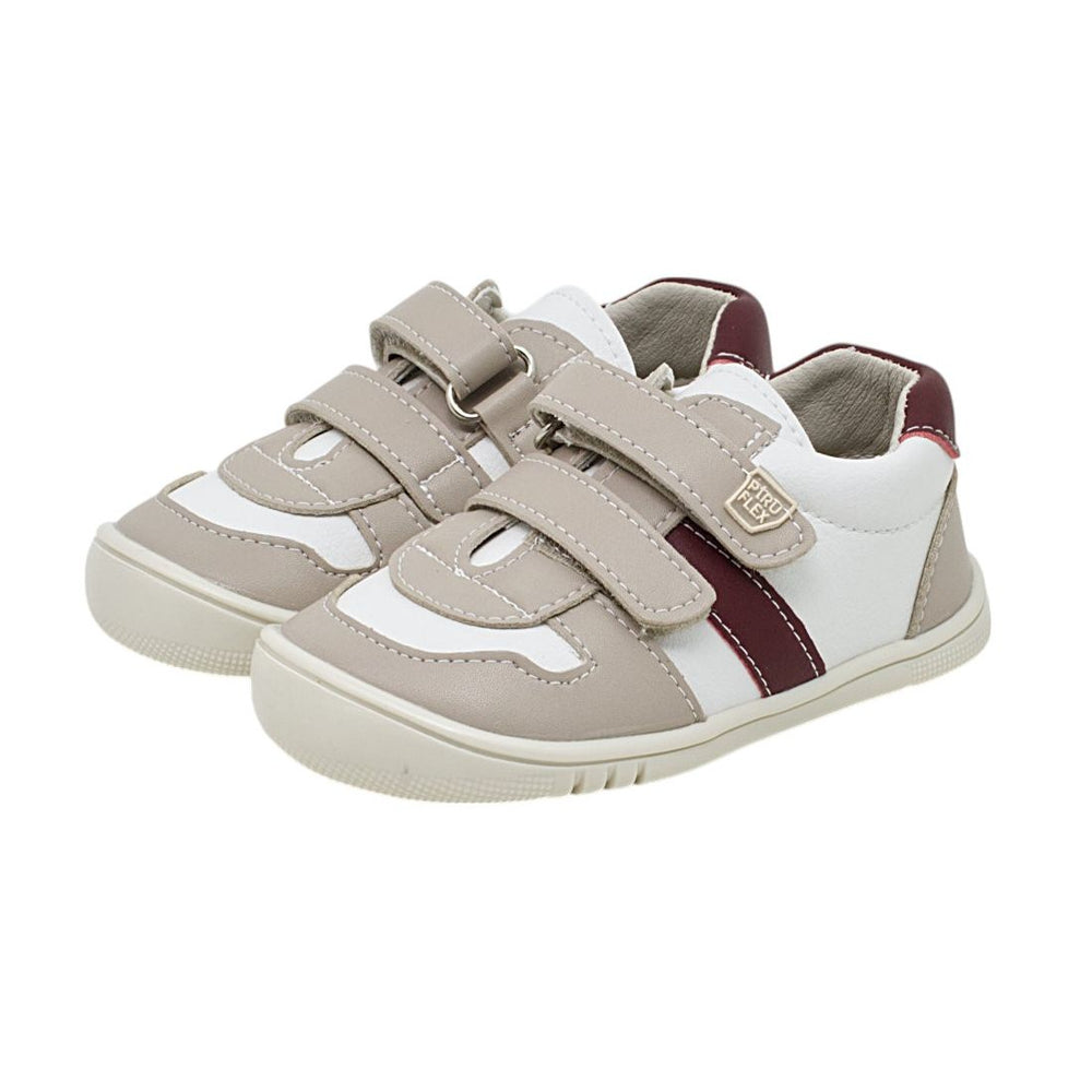 Piruflex Rayas Urbanas Blanco Burdeos