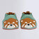 Robeez Chaussons Gingerbear Vert Camel