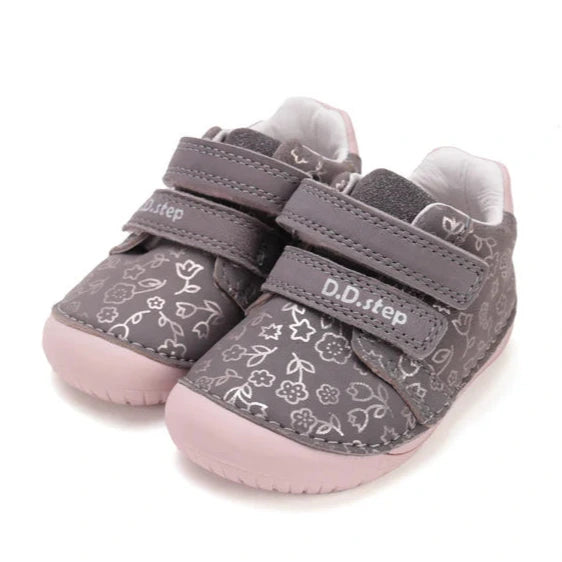 D.D.Step Dolly Gris con flores