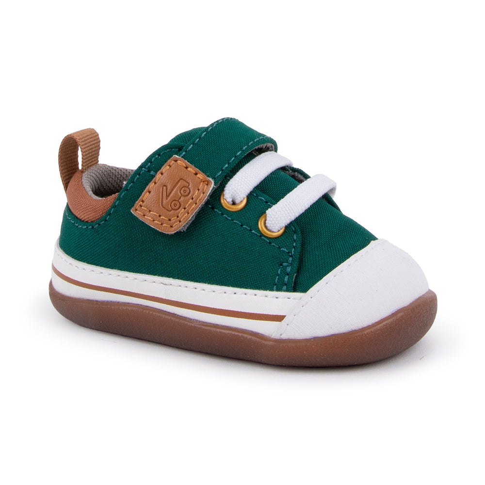 See Kai Run First Walker Stevie Forest Green