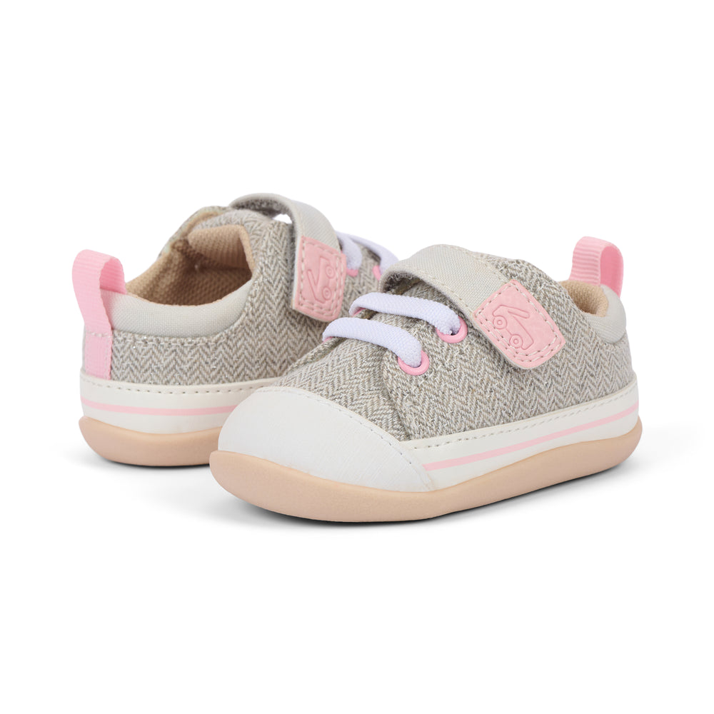 See Kai Run First Walker Stevie Gray Herringbone