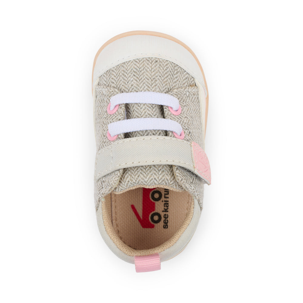 See Kai Run First Walker Stevie Gray Herringbone