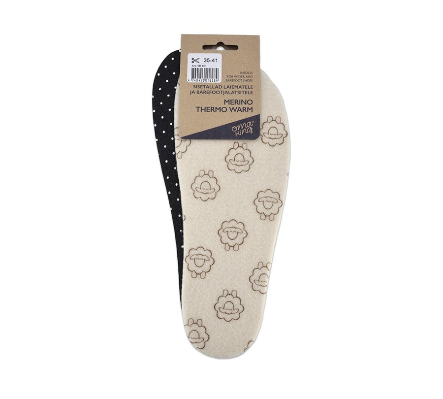 Plantillas barefoot OmaKing de lana merina y aluminio
