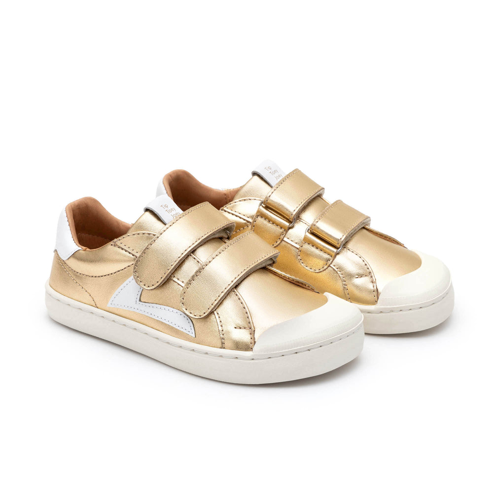 Tip Toey Joey Kidos Hopper metal dorado y blanco