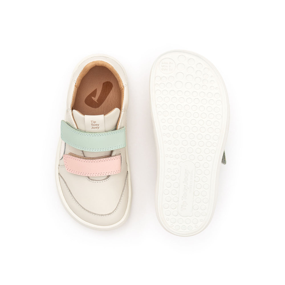 Tip Toey Joey Kidos Landy Tapioca flor rosa menta
