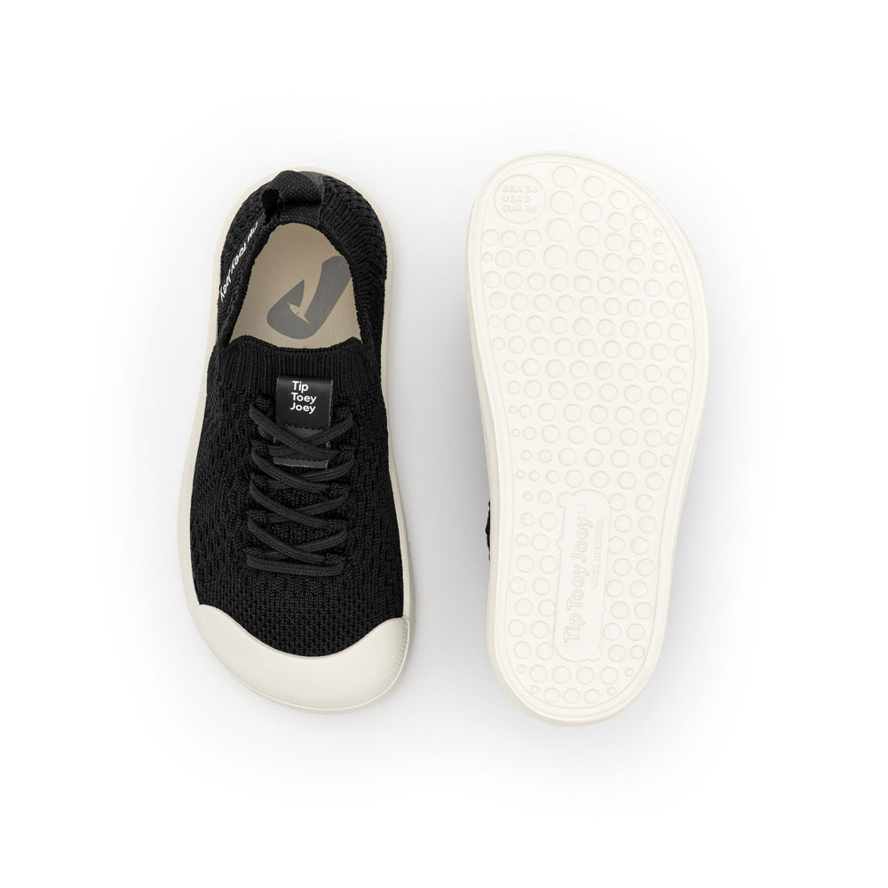 Tip Toey Joey Kidos Sneakers Easy Knit Black
