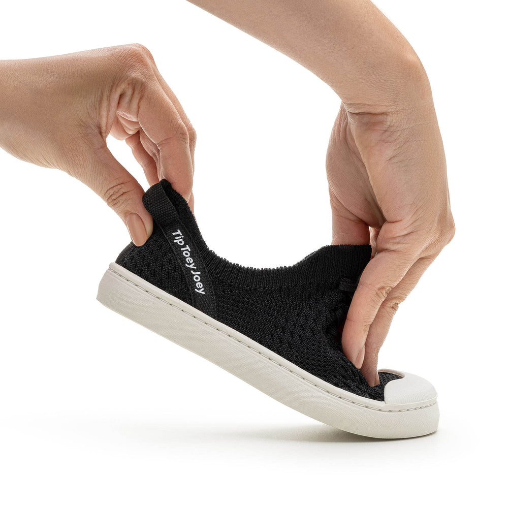 Tip Toey Joey Kidos Sneakers Easy Knit Black