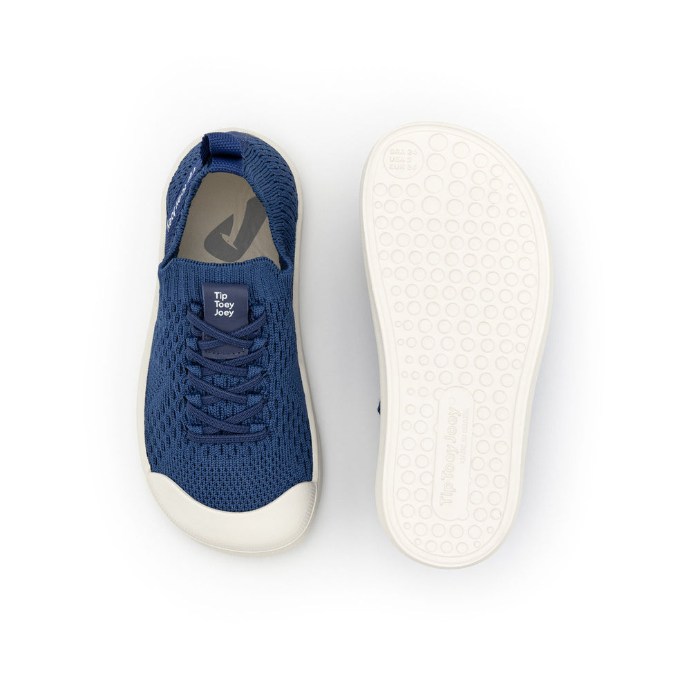 Tip Toey Joey Kidos zapatillas de punto fácil Ocean Deep Ocean