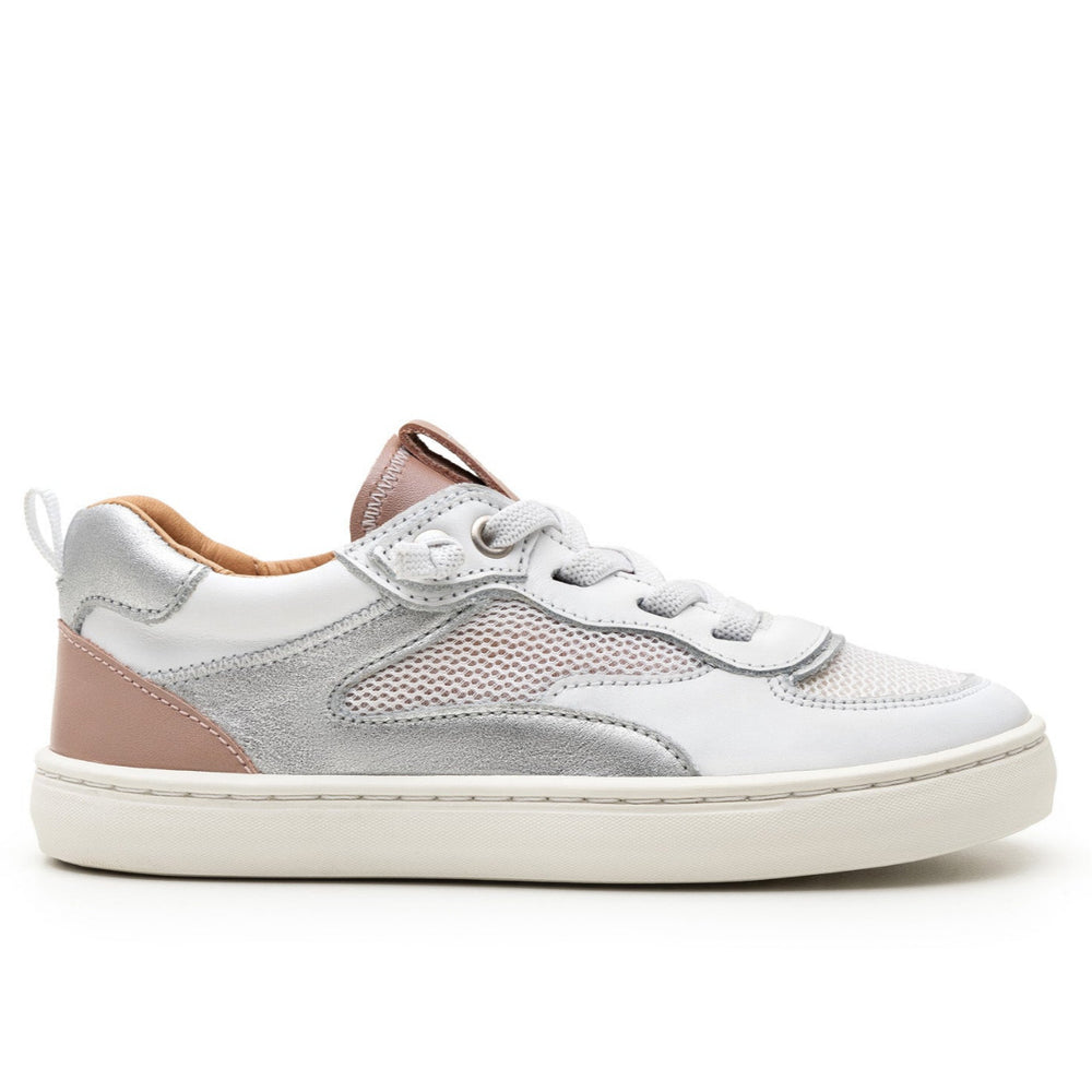 Tip Toey Joey Kidos zapatillas Step blanco rosa sueño plata de ley