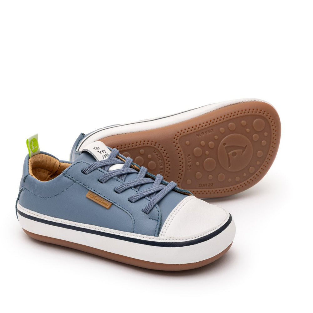 Tip Toey Joey Primeiros Funky Denim White