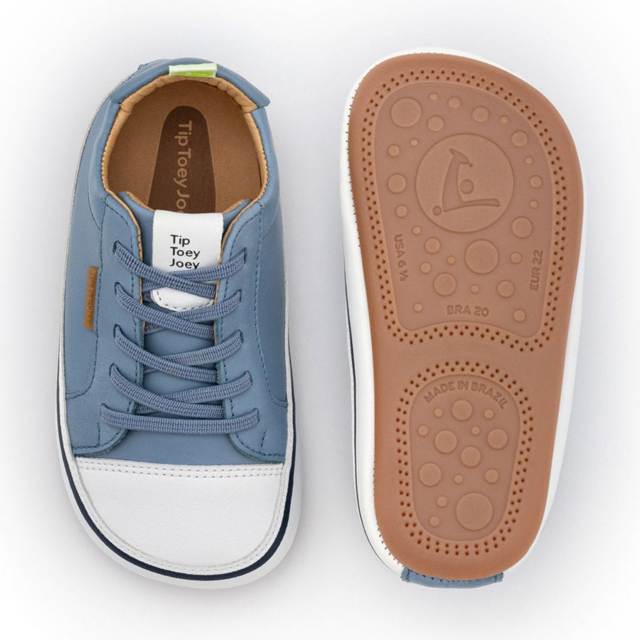 Tip Toey Joey Primeiros Funky Denim White