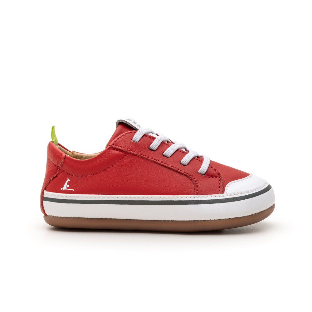 Tip Toey Joey Primeros Funky tomate y blanco