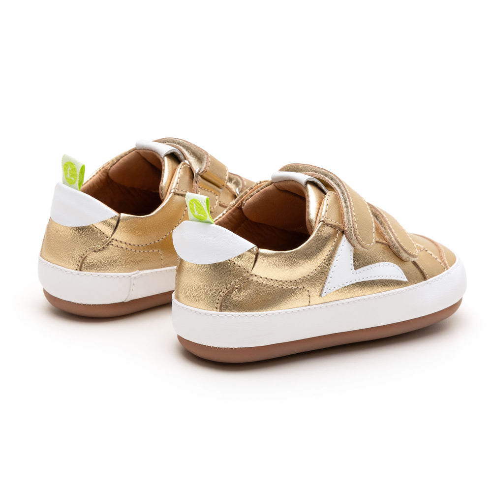 Tip Toey Joey Primeiros Hopper Metal Gold White