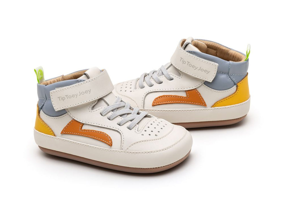 Tip Toey Joey Primeiros Landy caña alta tapioca mandarina Caja